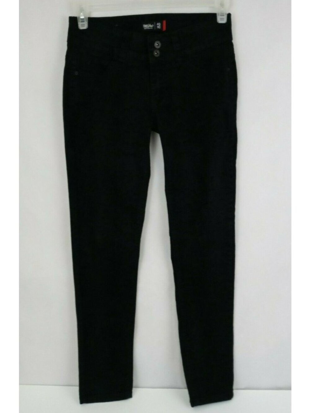 Mossimo Denim Collection Push Up Black Snakeskin Jeans 40/30 Waist 26 Length 28